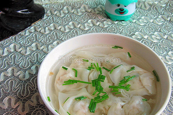 香葱瘦肉馄饨