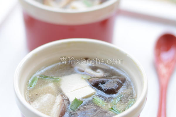 豆腐香菇汤