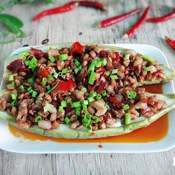 剁椒肉末蒸茄子的做法[图]