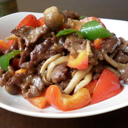 菇椒嫩牛肉的做法[图]