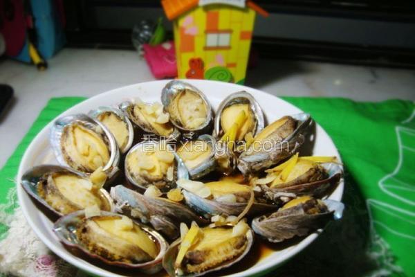 蒜蓉豉油蒸鲍鱼
