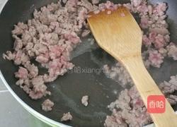 橄榄菜肉沫豆角的做法图解3