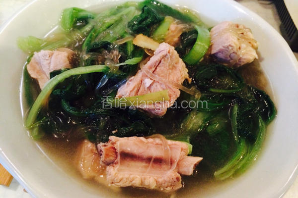 小白菜炖排骨