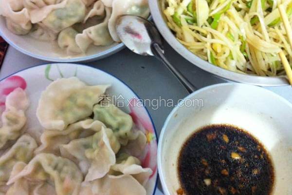 黄瓜虾仁饺