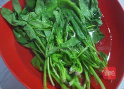 陈醋菠菜的做法图解1