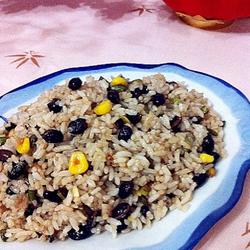 黑豆炒饭的做法[图]