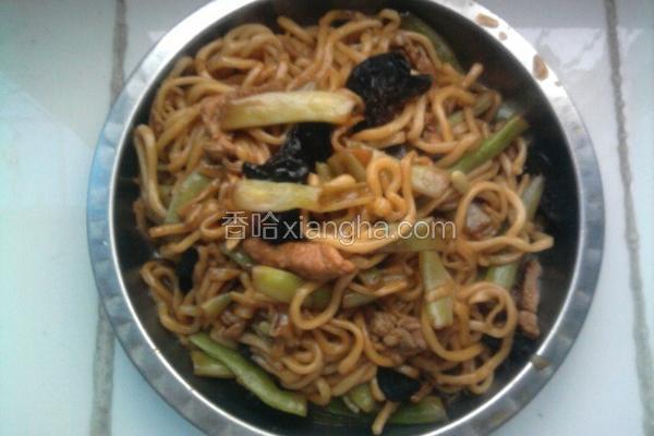 学做芸豆焖面