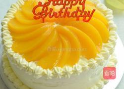 黄桃生日蛋糕的做法图解14