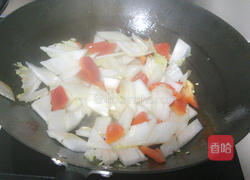 甜椒炒白菜的做法图解6