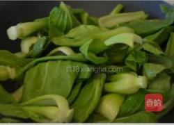 冻豆腐炒油菜的做法图解4