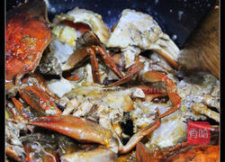 姜葱炒青蟹的做法图解5