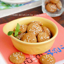 杂粮芝麻小饼的做法[图]