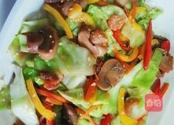 虾米炒包菜的做法图解12