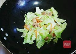 虾米炒包菜的做法图解9