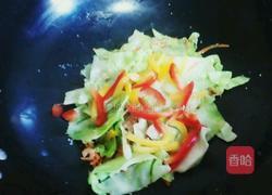 虾米炒包菜的做法图解11