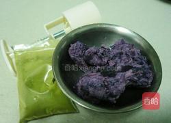 三色冰皮月饼的做法图解2