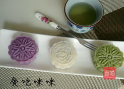 三色冰皮月饼的做法图解10