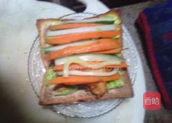 沙拉土司三明治的做法图解10