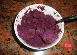 紫薯冰皮月饼的做法图解4