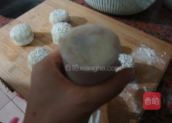 紫薯冰皮月饼的做法图解13
