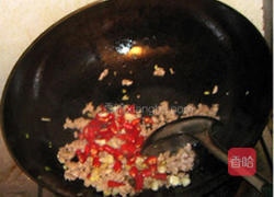 榄菜肉末四季豆的做法图解6