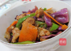 包菜胡萝卜炒肉的做法图解7