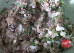 香煎藕丁鲮鱼肉饼的做法图解4
