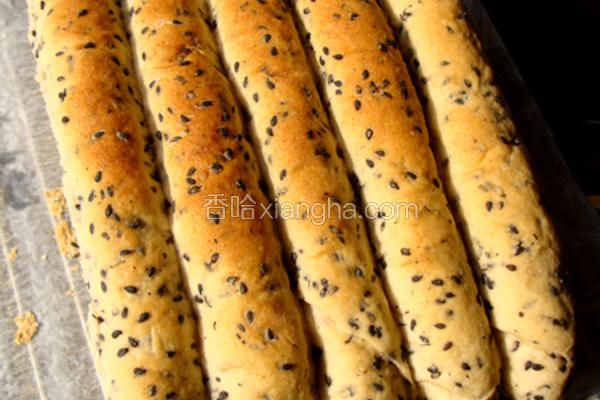 豆渣芝麻排包