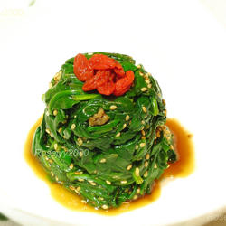 芝麻菠菜塔的做法[图]