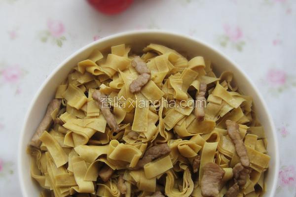 肉丝干豆腐