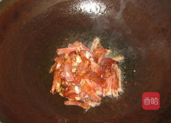 肉丝干豆腐的做法图解3