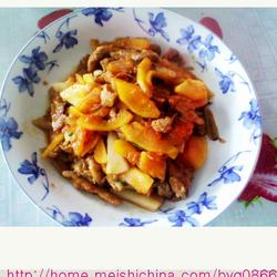 木瓜炒肉片的做法[图]