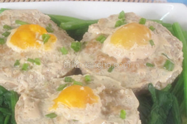 肉饼子蒸蛋