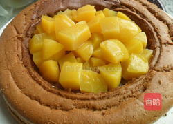 黄桃巧克力慕斯的做法图解3