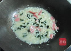白菜炝汤面的做法图解10