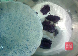 紫薯松糕的做法图解2