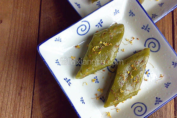 绿茶桂花糕