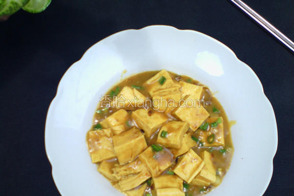 咖喱冻豆腐