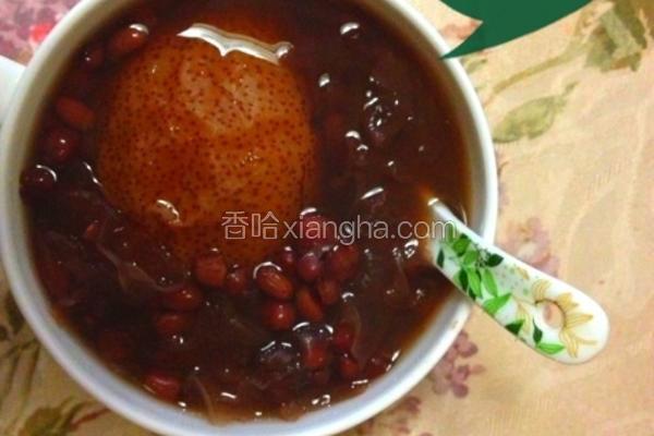 银耳红豆雪梨汤
