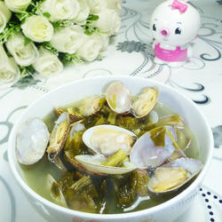 咸菜花蛤汤的做法[图]