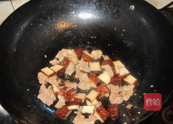 卤香干炒肉的做法图解5