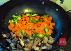 卤香干炒肉的做法图解6