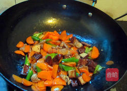 卤香干炒肉的做法图解9