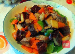 卤香干炒肉的做法图解10