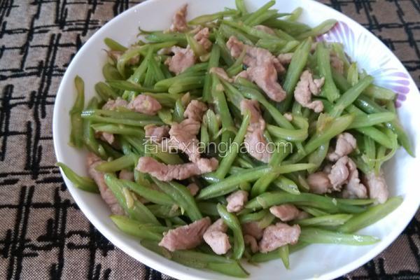 刀豆炒肉丝