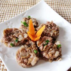 笋干菜蒸肉饼的做法[图]