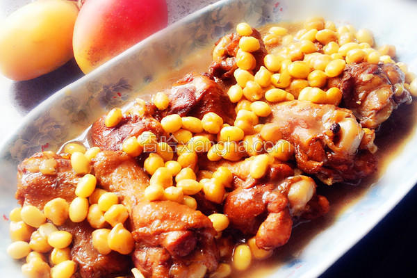 黄豆焖鸡翅根