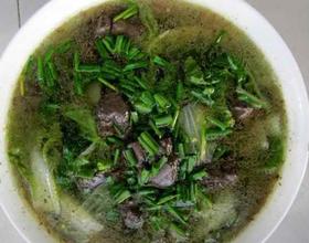 鸡血白菜汤[图]