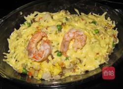 芝士鲜虾焗饭的做法图解23