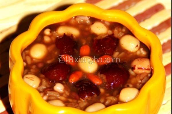 红豆莲子糯米粥